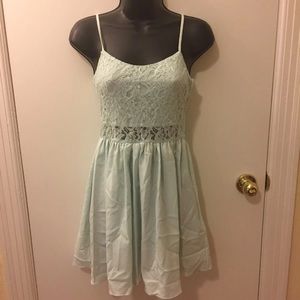spring mint green dress